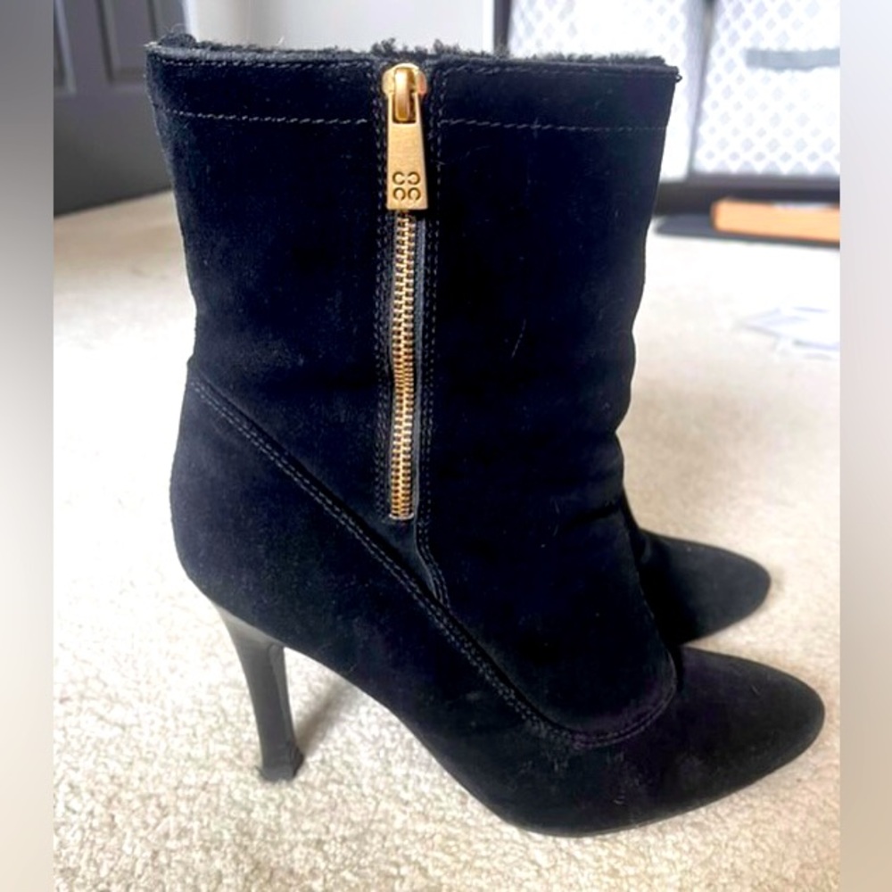 COACH suede booties - size 8